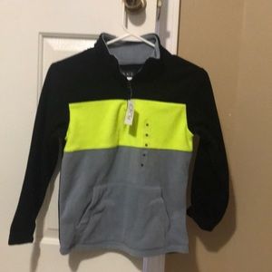 BRUSHED FLEECE HOODIE (size medium -7/8)